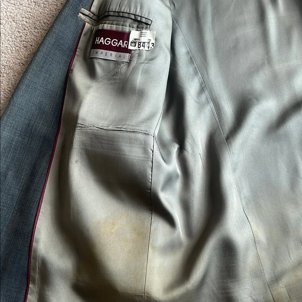 Haggar Gray Slim Fit Sport Coat Blazer